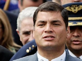 Correa, que ganó las primeras elecciones en 2006 y asumió en enero de 2007,...
