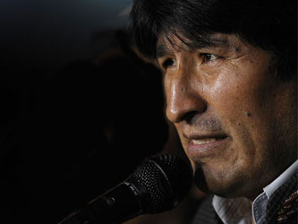 Evo Morales, presidente de ese país, electo por la inmensa mayoría de su pueblo, con...