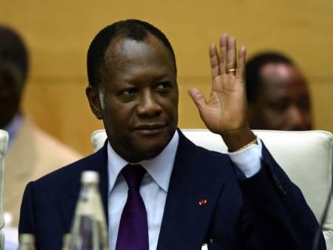 El primer ministro, Guillaume Soro, que reconoció la victoria de Ouattara y presentó...
