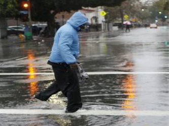 El centro de Los Angeles ha recibido 13 centímetros (5.25 pulgadas) de lluvia desde el...