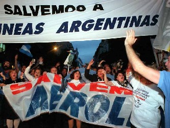 La medida llevada a cabo por la Asociación Argentina de Aeronavegantes (AAA) dejó...