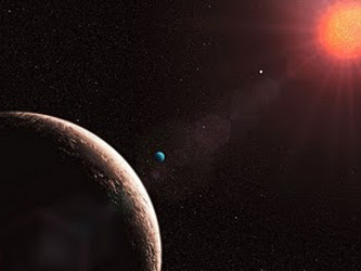 Gliese 581d, tercer planeta que orbita alrededor de la enana roja, podría estar en una...