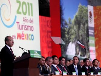 El mandatario dijo: "El año pasado el turismo en México aumentó...