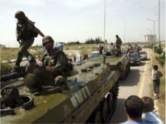 El martes, el ejército había incursionado en la aldea de Al Rami, no lejos de la...