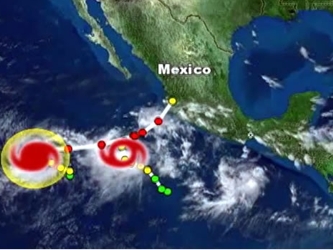 Las autoridades mexicanas han puesto en estado de máxima alerta a cuatro estados de la costa...