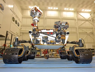 La NASA detalló en un comunicado que el robot llegará a la superficie marciana dentro...
