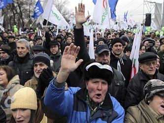 El movimiento de protesta contra el sistema impuesto por Putin desde su llegada al poder en el 2000...