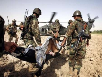 La fuerza de la OTAN desplegada en Afganistán, la ISAF, vio en este descenso 
