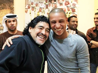 El brasileño se interesó por la salud de Maradona, recientemente operado de...