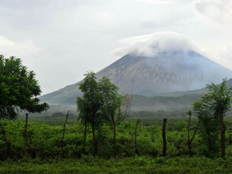 En el 2010, la erupción del volcán Pacaya, casi 40 kilómetros al sur de la...