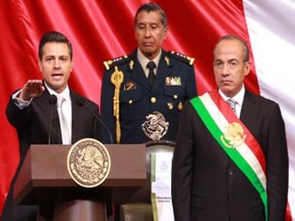 A partir del 1 de diciembre, Enrique Peña Nieto es Presidente de los Estados Unidos...
