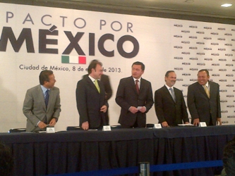 La concepción y operación del Pacto por México debería inscribirse en...