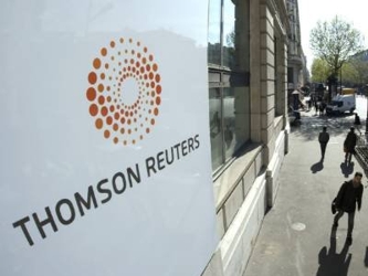 Thomson Reuters dijo que espera que los ingresos se incrementen a una tasa de un dígito...