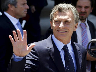 Mauricio Macri se llama el heraldo empresarial que ha empezado a inclinar la balanza a favor de los...