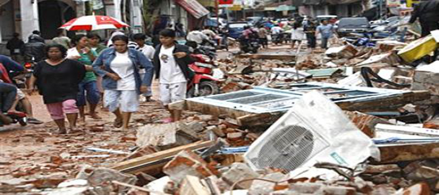 El temblor se sintió hasta Singapur, aunque la Agencia Nacional de Medioambiente de la...