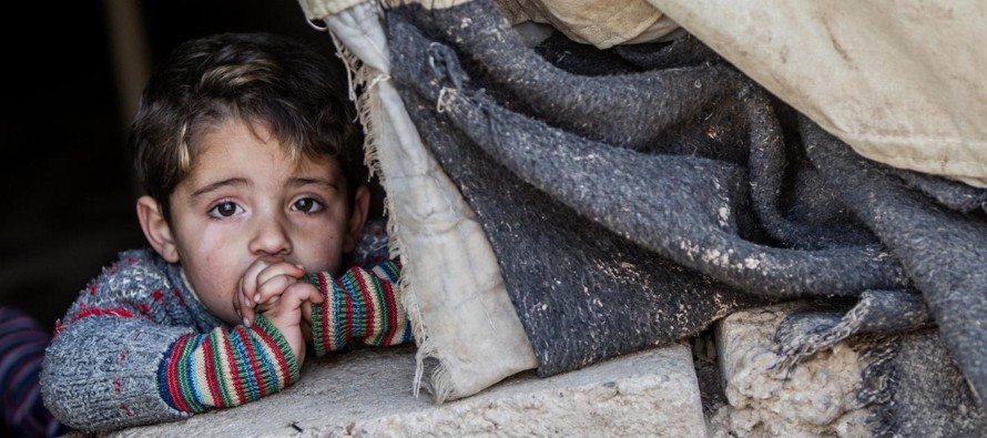 Unos 3,7 millones de niños sirios, es decir uno de cada tres niños, han nacido desde...