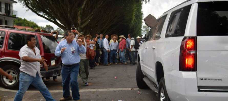 El senador Fernando Yunes acusó al movimiento campesino de ser un "grupo de choque...