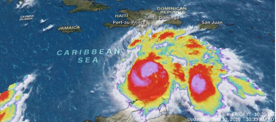 Matthew, el quinto huracán de la actual temporada ciclónica en el Atlántico,...