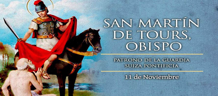 Es frecuente la narración del episodio de San Martín que, cabalgando envuelto en su...
