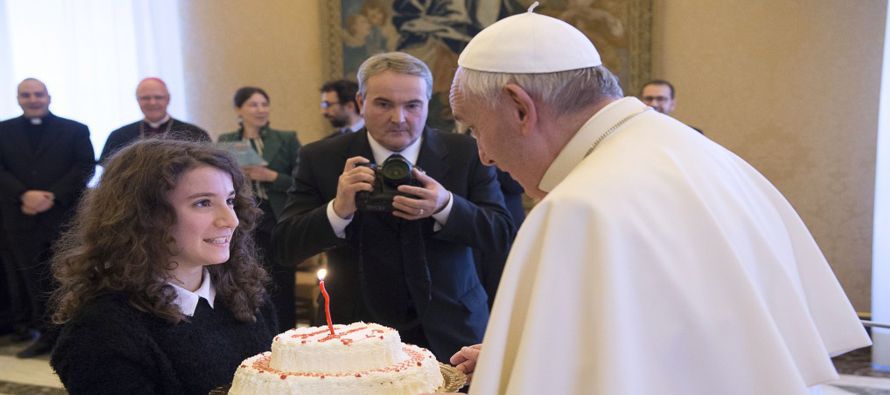 El papa Francisco cumplió hoy 80 años y, por eso, celebró una misa en la que...
