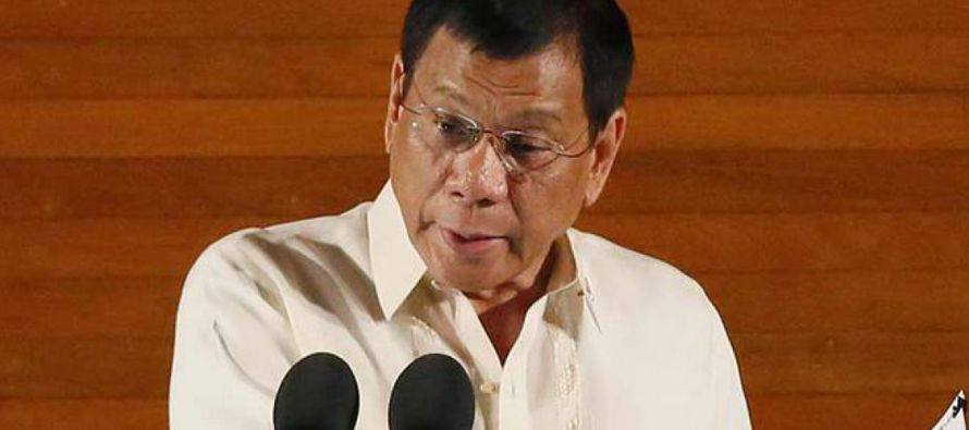 Duterte enfatizó que el país era el baluarte asiático del catolicismo,...
