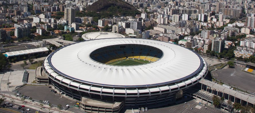 Los estadios en cuestión son el Maracaná de Río de Janeiro, el Mané...