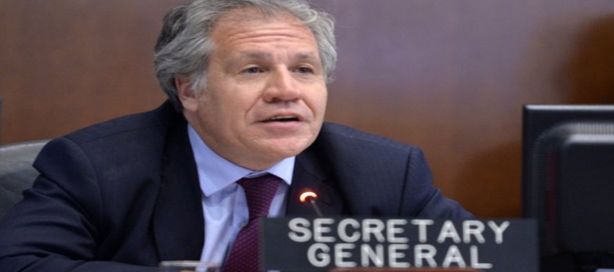 Almagro abrió en la OEA el debate sobre la aplicación de la Carta Democrática...