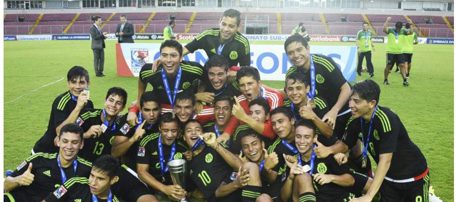 Es la quinta ocasión que México gana a Estados Unidos en una final de sub 17 de...
