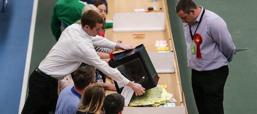 Los resultados elecciones generales recién celebradas en Reino Unido dibujan el Parlamento...