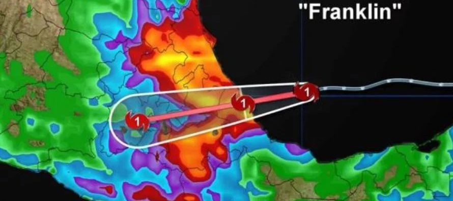 Franklin es el primero de cuatro o cinco huracanes de la zona del Golfo de México, aunque...