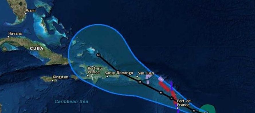 La región, devastada hace unos diez días por el huracán Irma, está en...