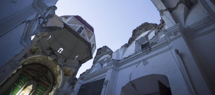 El mayor daño registrado por las autoridades de Puebla ha sido la Casa del Alfeñique,...