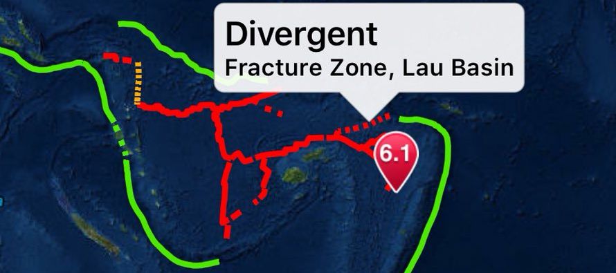 Un terremoto de 6 grados de magnitud en la escala Richter sacudió hoy Tonga, un país...