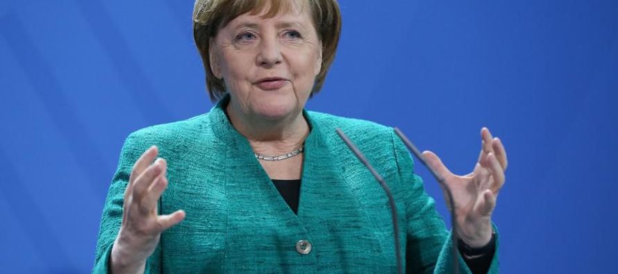 En una intervención en el Foro Económico de la localidad suiza de Davos, Merkel...