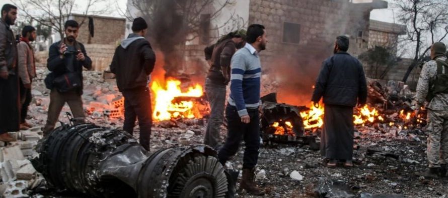 Decenas de combatientes aliados de Damasco murieron la semana pasada en un bombardeo de la...