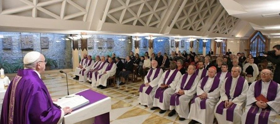 El Papa Francisco se refirió en la Misa celebrada esta mañana, 27 de febrero de 2018,...