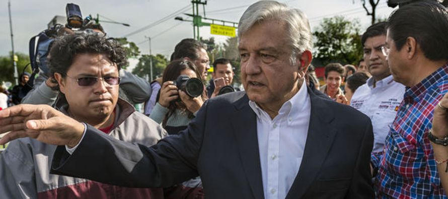 López Obrador, que lidera todas las encuestas rumbo a la Presidencia, deseó que...