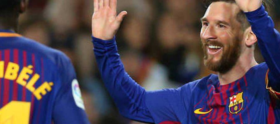 El registro azulgrana llegó en un partido sin sobresaltos donde con Leo Messi volvió...