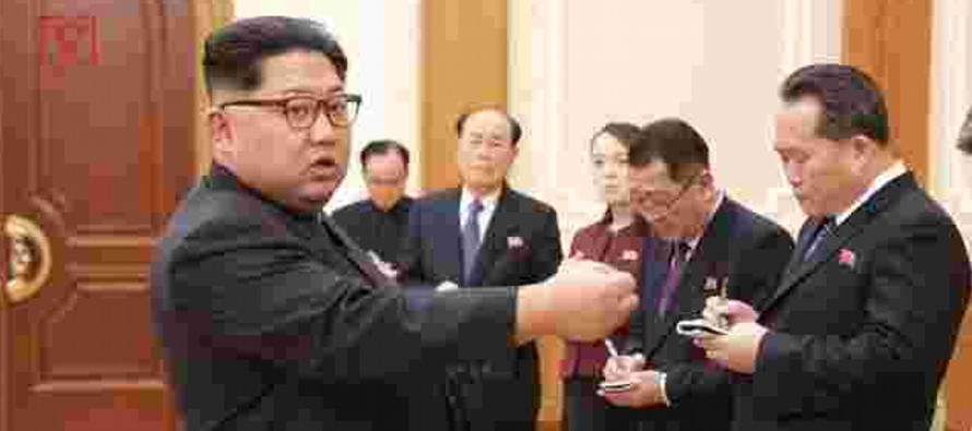El dictador norcoreano destacó su voluntad de lograr "la paz y la prosperidad" en...
