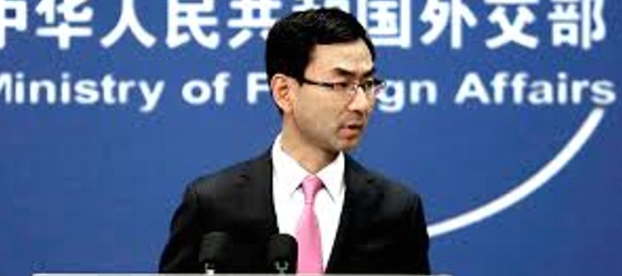 "China rechaza la decisión tomada por Estados Unidos", aseveró el portavoz...