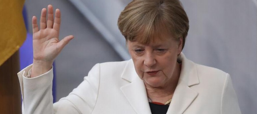 Merkel subrayó que los europeos "solo pueden afrontar juntos los grandes...