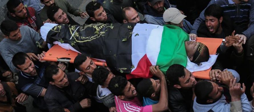 Según el Ministerio de Salud palestino, en las protestas han muerto 58 personas, en su...