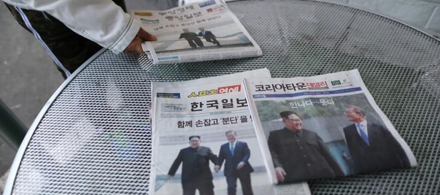 Corea del Norte había invitado a un grupo limitado de periodistas de Corea del Sur y de...