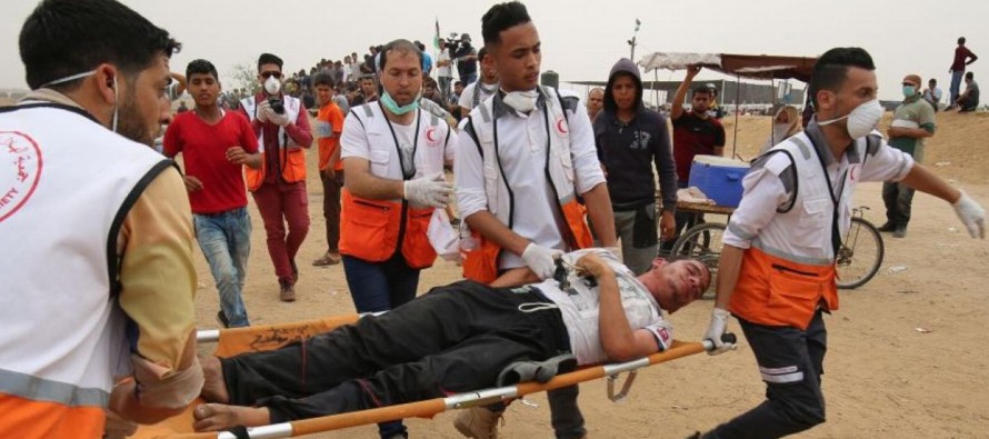 El sistema de salud público en Gaza, enclave aislado por once años de bloqueo, sufre...