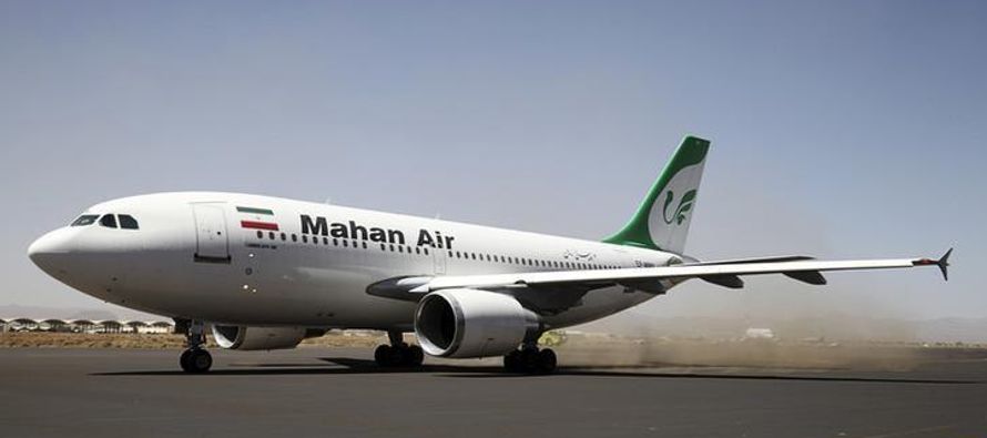Entre las compañías sancionadas se encuentran Mahan Air y Meraj Air, dijo en un...