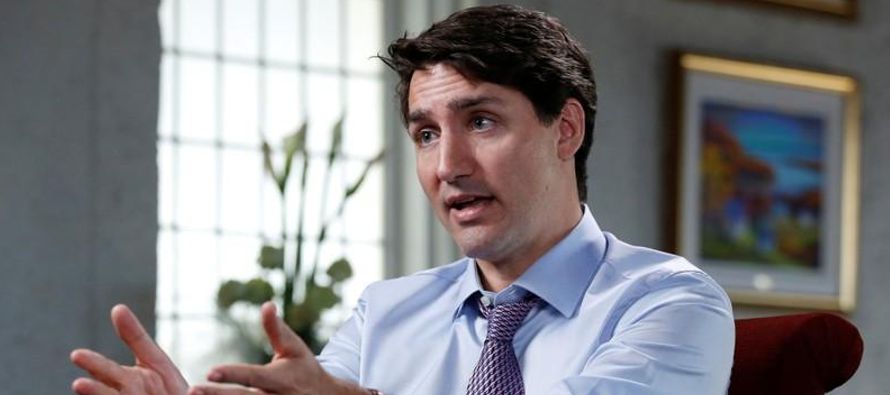 En entrevista con Reuters, Trudeau dijo que aunque el Gobierno del presidente Donald Trump ha...