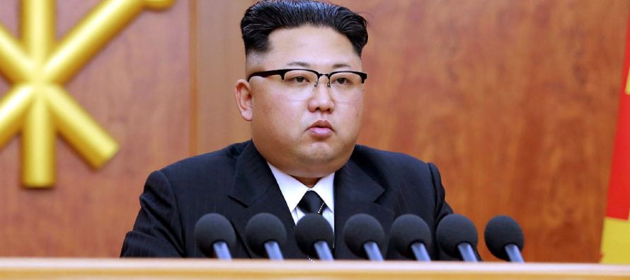 Kim se pronunció así durante su reunión la víspera en Pyongyang con el...