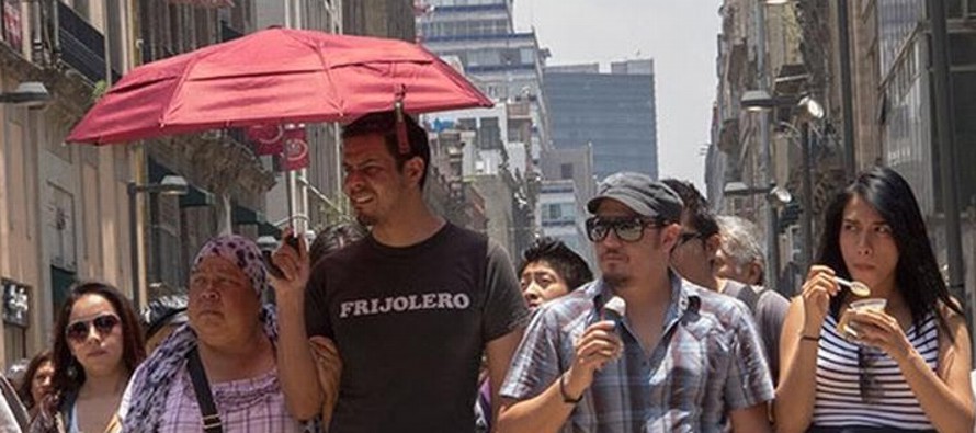 En la Ciudad de México, el día más caluroso en 14 años fue el pasado 30...