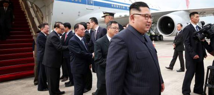 El líder norcoreano, Kim Jong-un, dijo hoy que el mundo entero está...