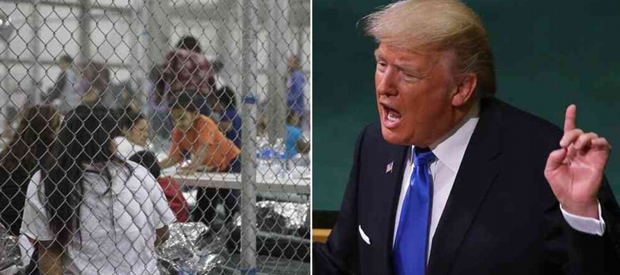 Trump culpa a las familias migrantes por poner a sus hijos en esa situación de riesgo y...